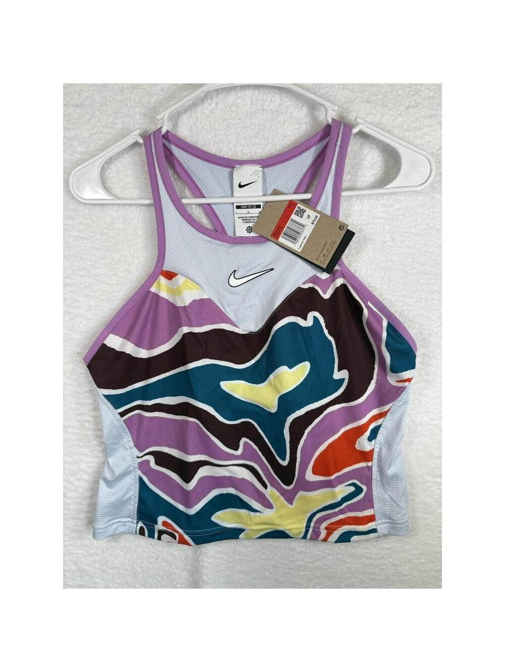 Nike Court Tennis Tank Top Slam Women's Large DR6856-532 Dri Fit